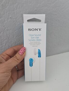 Sony In-Ear Headphones - White and Blue
